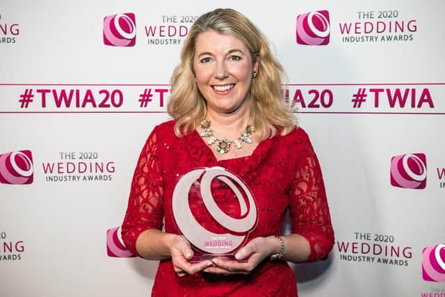 Jane Blackman has been crowned national celebrant of the year. Picture: The Wedding Industry Awards