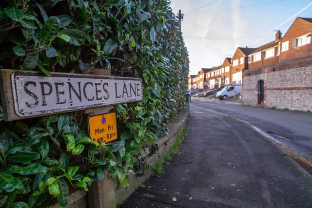 Spences Lane in Lewes. Picture: Peter Cripps