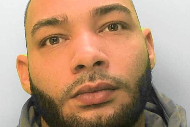 Otis Watson has been jailed for three years and four months. Photo courtesy of Sussex Police