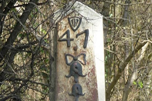 The historic milepost.

Picture: Sussex Police
