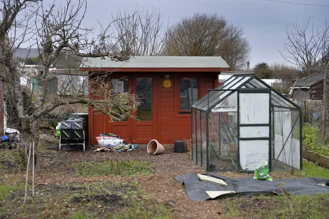 Eastbourne Allotments and gardens society in Gorringe Road, Eastbourne (Photo by Jon Rigby) SUS-200113-120314008