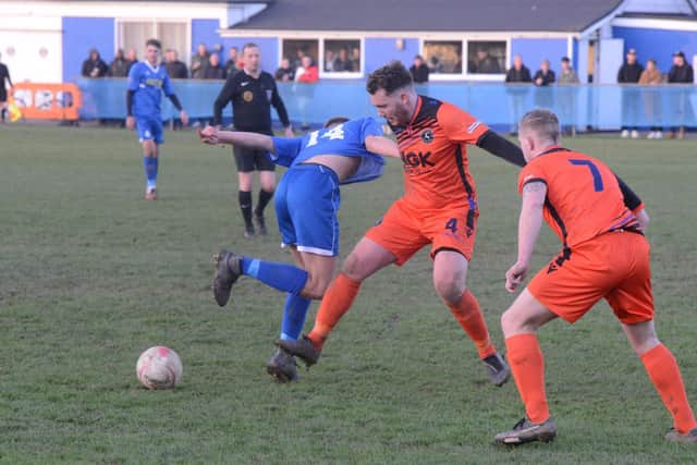 Action from Midhurst's visit to Selsey / Picture: Kate Shemilt