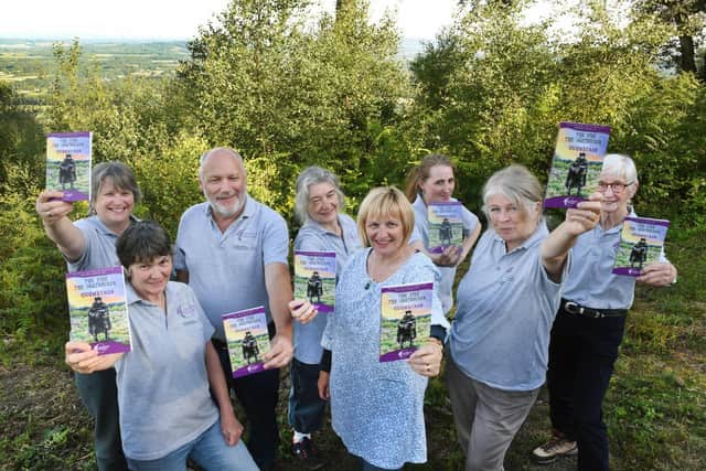 Heathlands Reunited project volunteers, who were highly commended in the National Parks' UK Volunteer Awards for their work in the South Downs National Park, with their book, The Fish, The Goatsucker and The Highwayman