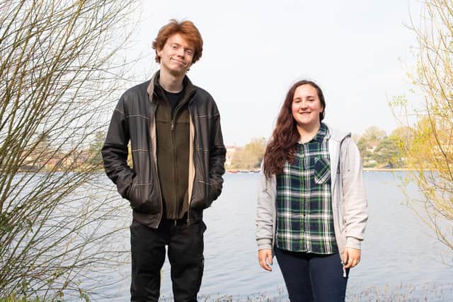 Cameron Macdonald and Kirsty Ferris, youth ambassadors for South Downs National Park, were highly commended in the National Parks’ UK Volunteer Awards