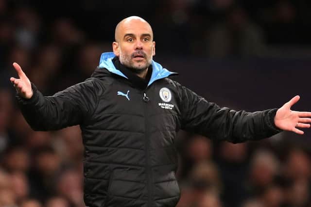 Pep Guardiola has seen his Manchester City side struggle defensively this season