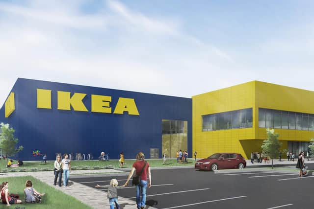 An artist's impression of the IKEA