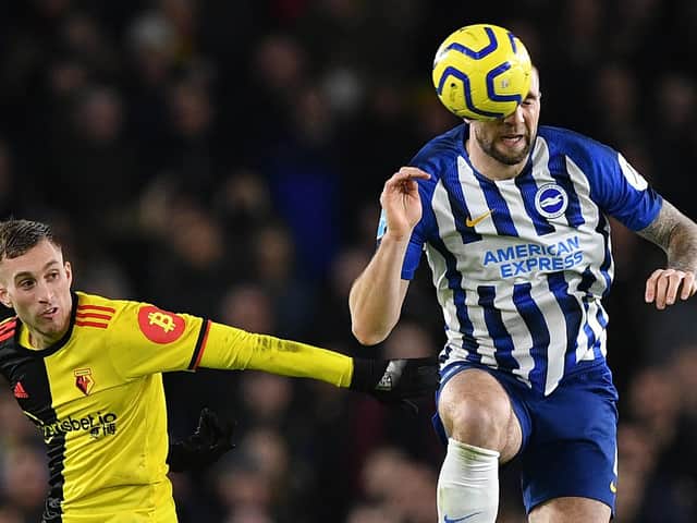 Shane Duffy was back in the thick of the action in their relegation battle against Watford