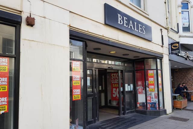 Beales in Worthing is to close