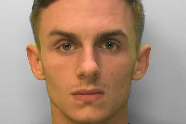Ewing Gilmour, 21, from Selsey has been jailed. Photo: Sussex Police