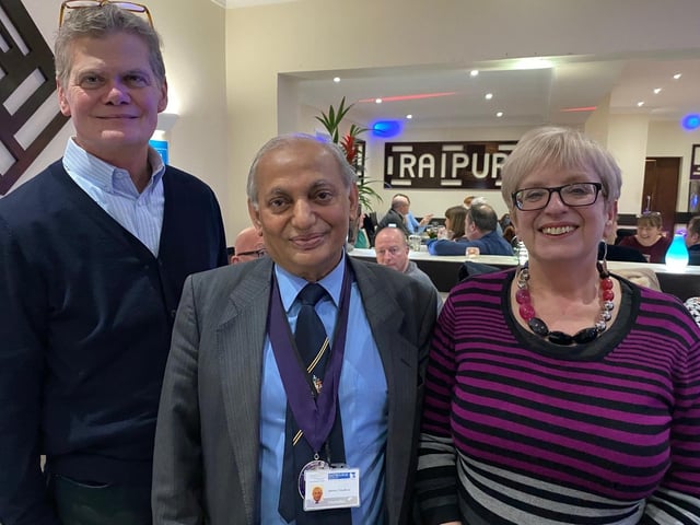 Raipur Indian restaurant held a fundraising evening for the Friends of Eastbourne Hospital. SUS-201202-094918001