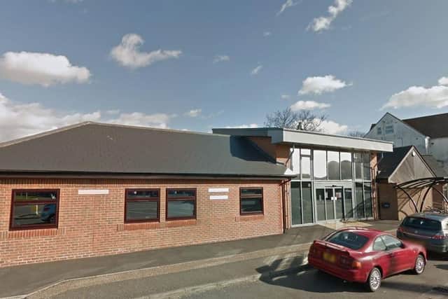 The New Pond Row Surgery in South Street, Lancing, was closed today. Picture: Google
