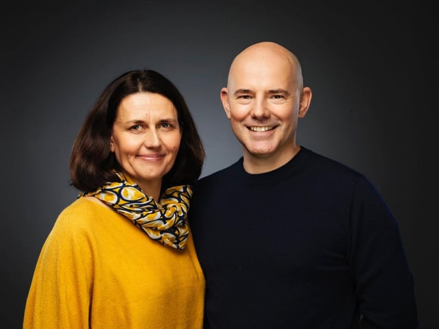 Kathy Bourne (Executive Director) and Daniel Evans (Artistic Director) Photo Seamus Ryan