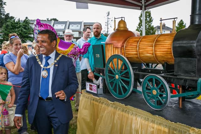 Councillor Sujan Wickremaratchi, former mayor of Haywards Heath at the 175th celebration of the town
