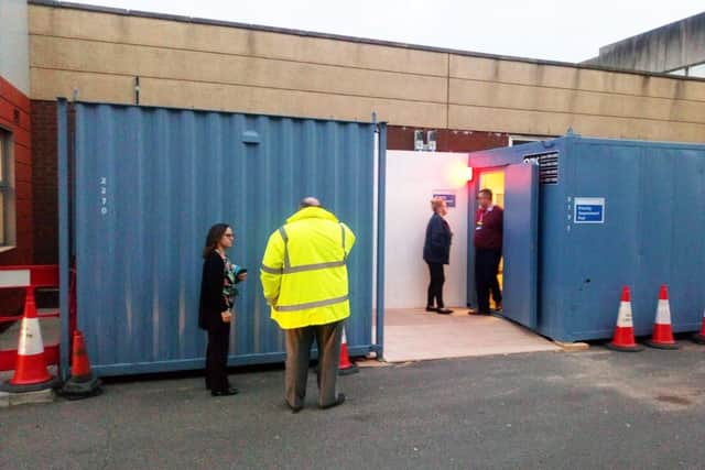 Priority assessment pods at Eastbourne DGH