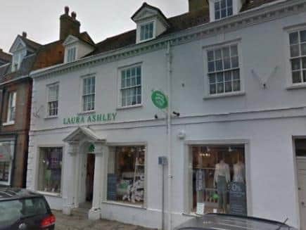 North Street's Laura Ashley store closed in 2018. Photo: Google Street View