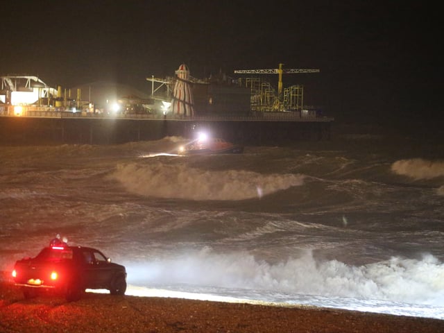 The emergency services conducted a huge sea search amid Storm Dennis SUS-200216-092601001