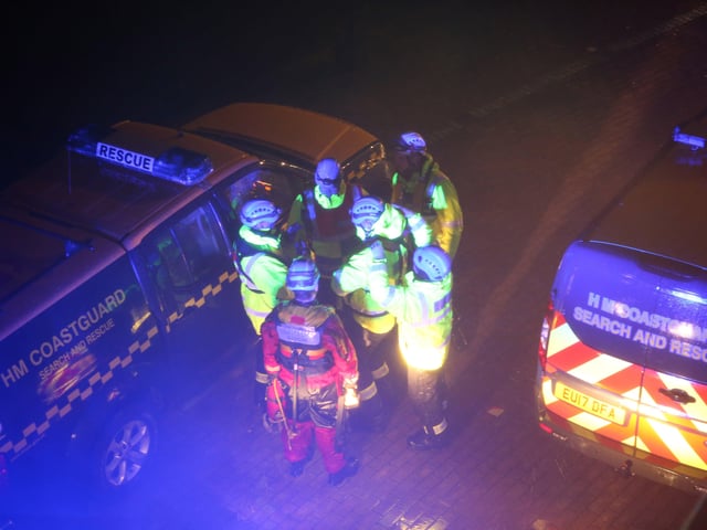 The emergency services conducted a huge sea search amid Storm Dennis SUS-200216-092744001