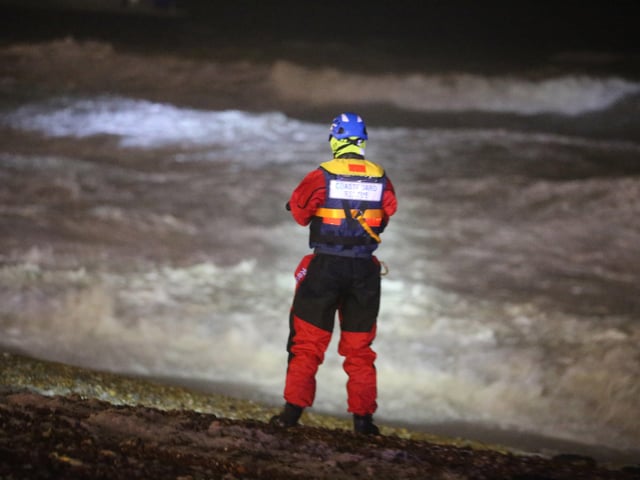 The emergency services conducted a huge sea search amid Storm Dennis SUS-200216-092513001
