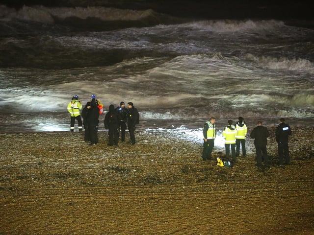 The emergency services conducted a huge sea search amid Storm Dennis SUS-200216-092525001