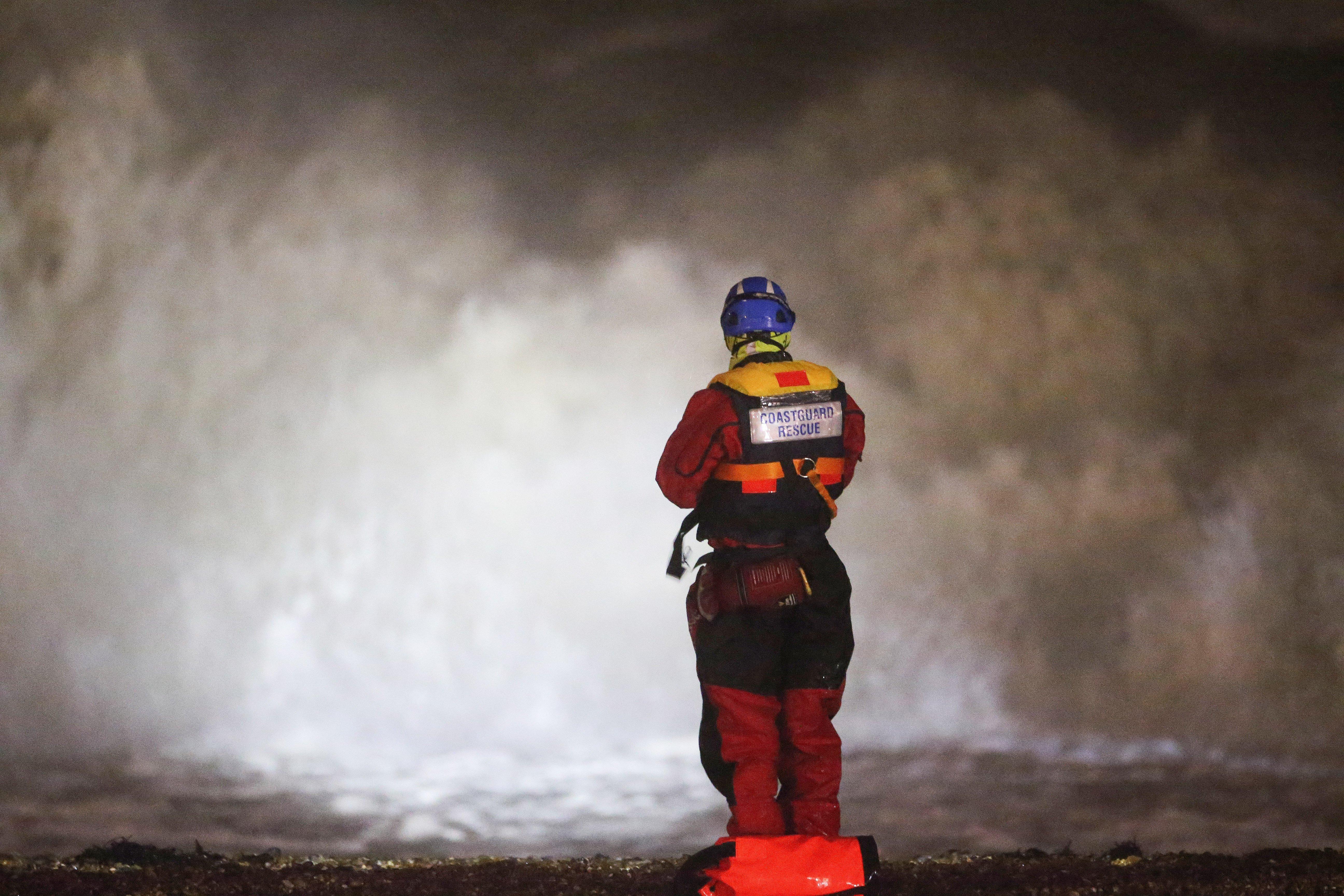 The emergency services conducted a huge sea search amid Storm Dennis SUS-200216-092425001
