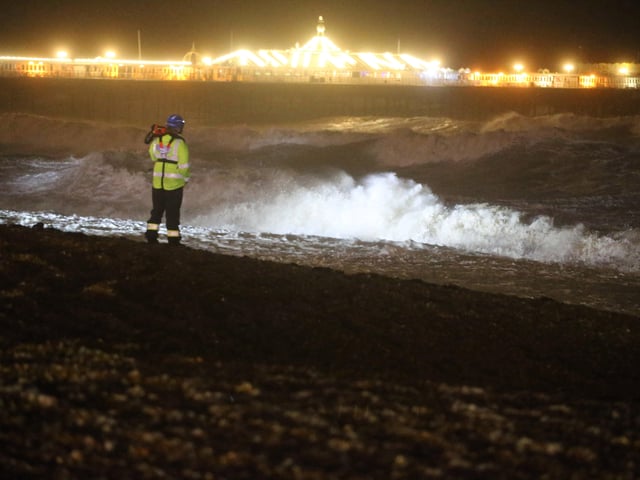 The emergency services conducted a huge sea search amid Storm Dennis SUS-200216-092449001