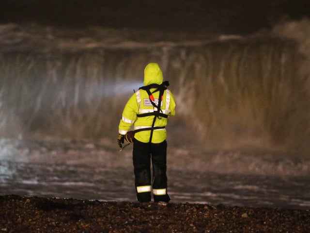 The emergency services conducted a huge sea search amid Storm Dennis SUS-200216-092658001