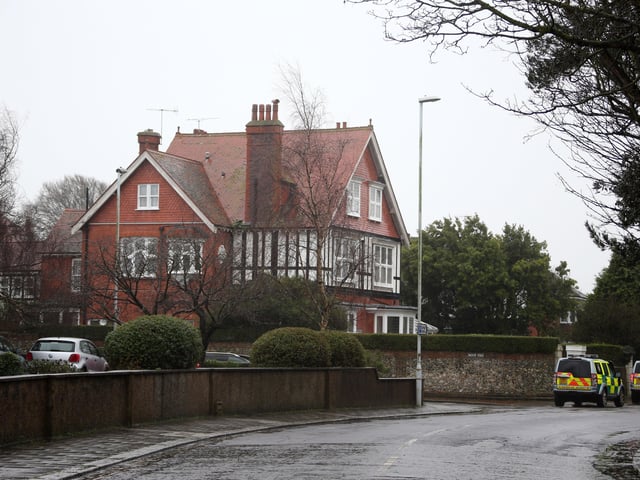 Ambulance crews respond to an incident at Kingswood Nursing Home, Heene Road, Worthing
