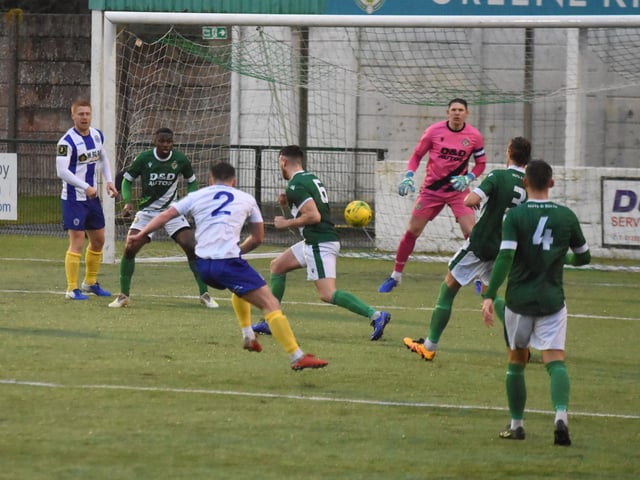 Hamish Morrison joins the attack and has a shot