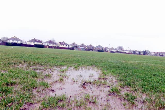 A soggy scene at Bognor RFC / Picture: Kate Shemilt