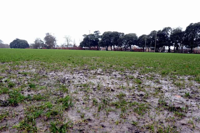 Oaklands Park, Chichester - another unplayable ground / Picture: Kate Shemilt