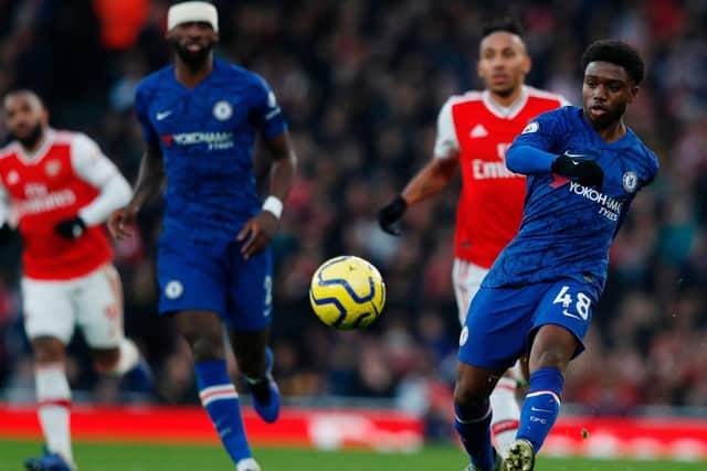 Tariq Lamptey made his Premier League debut for Chelsea at Arsenal last December