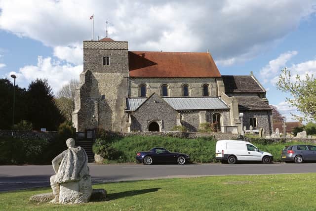 The Parish Church of St Andrew and St Cuthman, Steyning SUS-170427-162408001