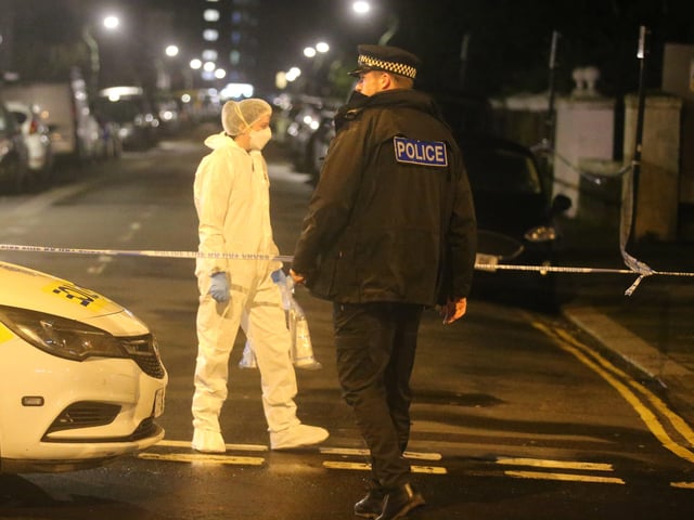 The police incident in Church Road