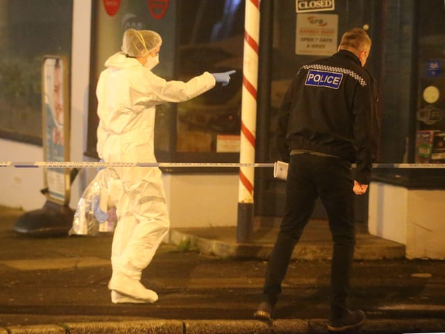 The police incident in Church Road