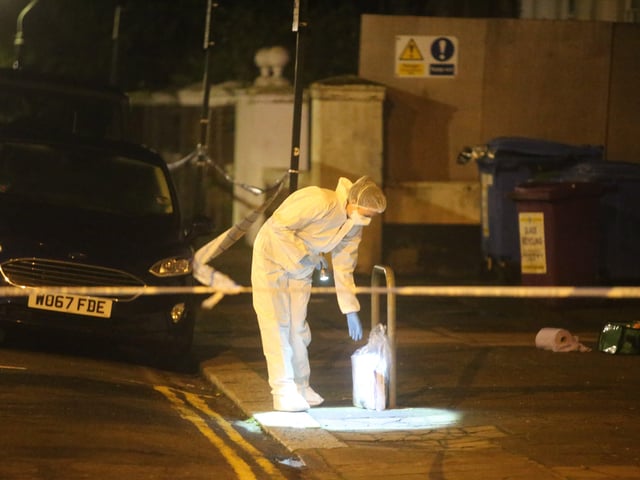 The police incident in Church Road