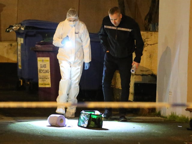 The police incident in Church Road
