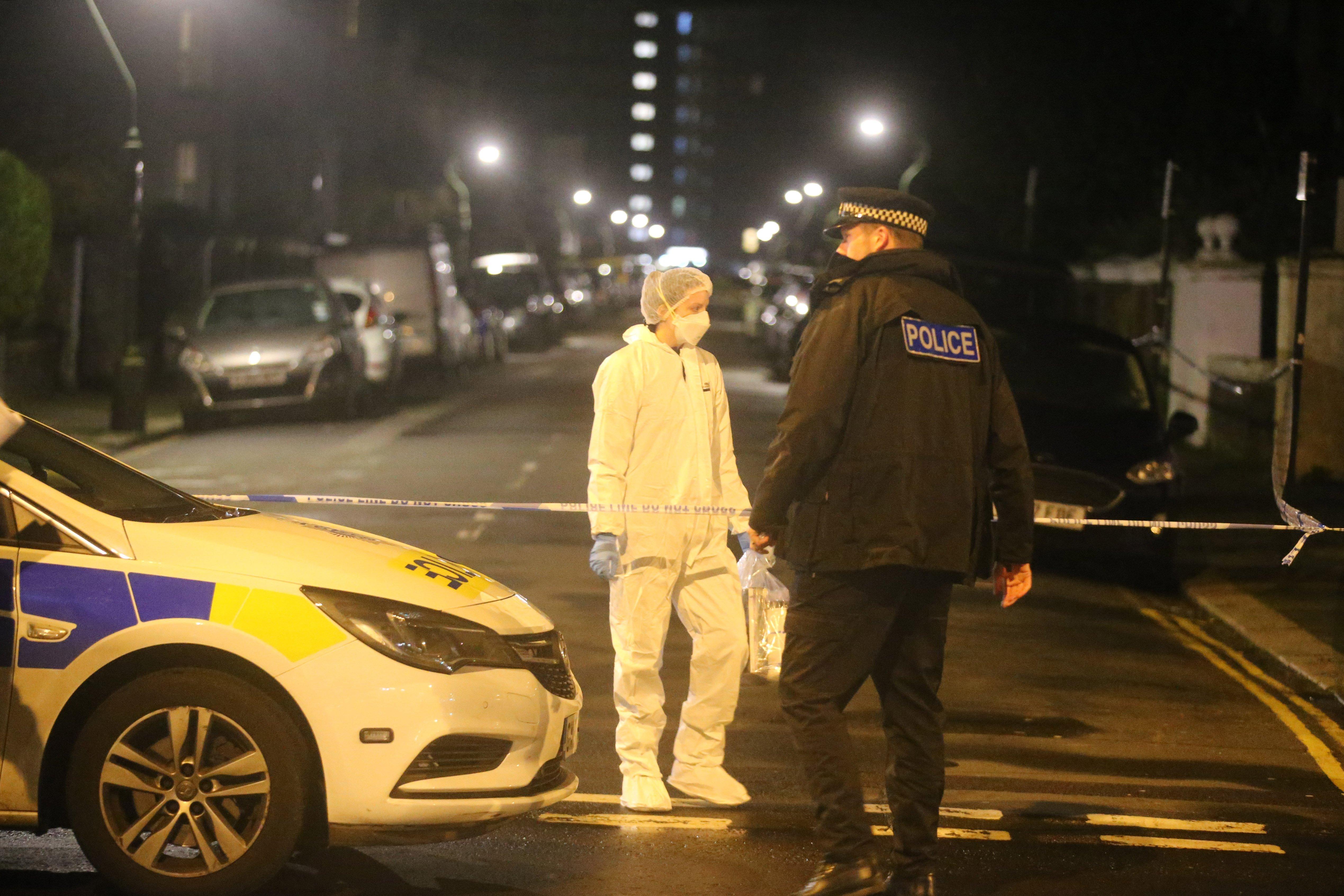 The police incident in Church Road
