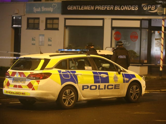 The police incident in Church Road