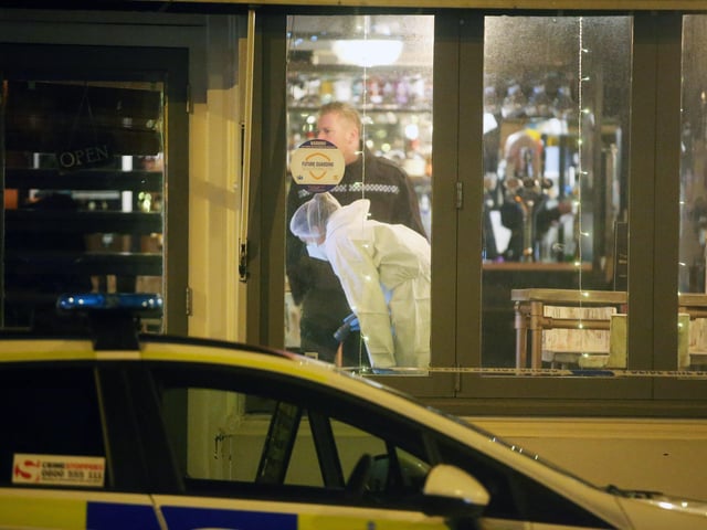 The police incident in Church Road