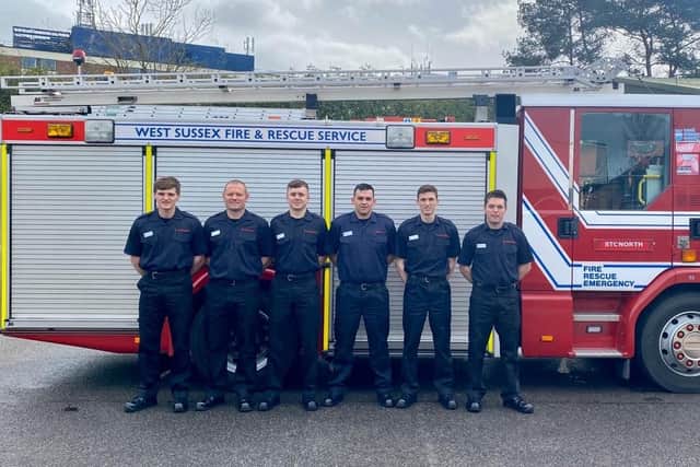 West Sussex Fire and Rescue Service's newest retained firefighters