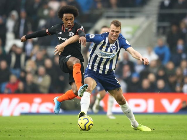 Brighton look so much more assured with him on the left. Defended well and bombed forward when he could.