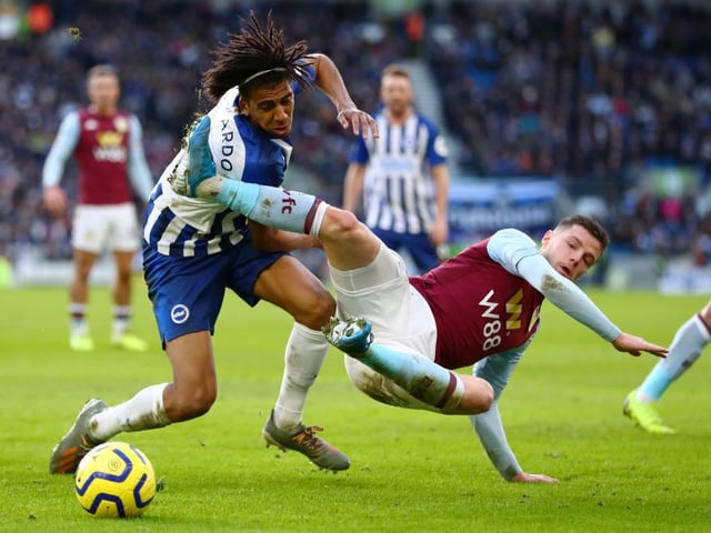Late replacement for Maupay on 93 minutes and helped the midfield soak up late pressure