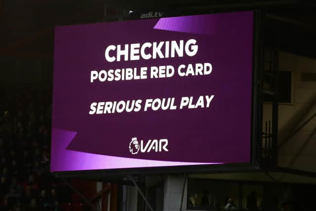 VAR saw no clear and obvious error after reviewing John Lundstram's challenge on Lewis Dunk