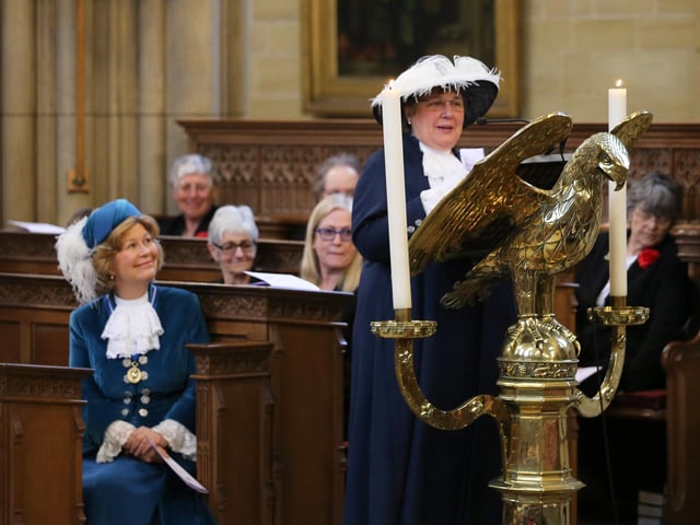 More than 400 emergency services staff came together today for the Blue Light Service at Lancing College Chapel