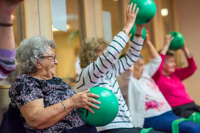Movement exercise classes are designed to suit all abilities