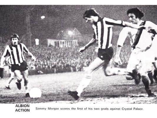 Sammy Morgan fires home against Crystal Palace