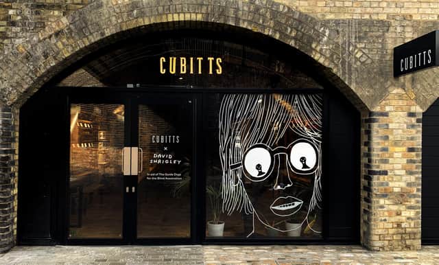 Shrigley's artwork features on a Cubitts store front