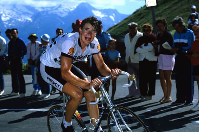Sean Yates in the 1983 Tour de France. Picture by Graham Watson