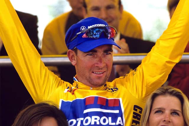 Sean Yates in the 1994 Tour de France. Picture by Graham Watson