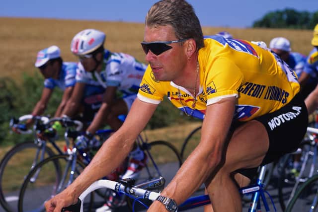 Sean Yates in the 1994 Tour de France. Picture by Graham Watson
